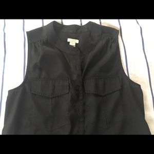 Jcrew sleeveless shirt
